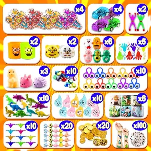 305PCS Party Favors for ,Treasure Box Toys for Classroom,Birt<wbr/>hday Party Favor...