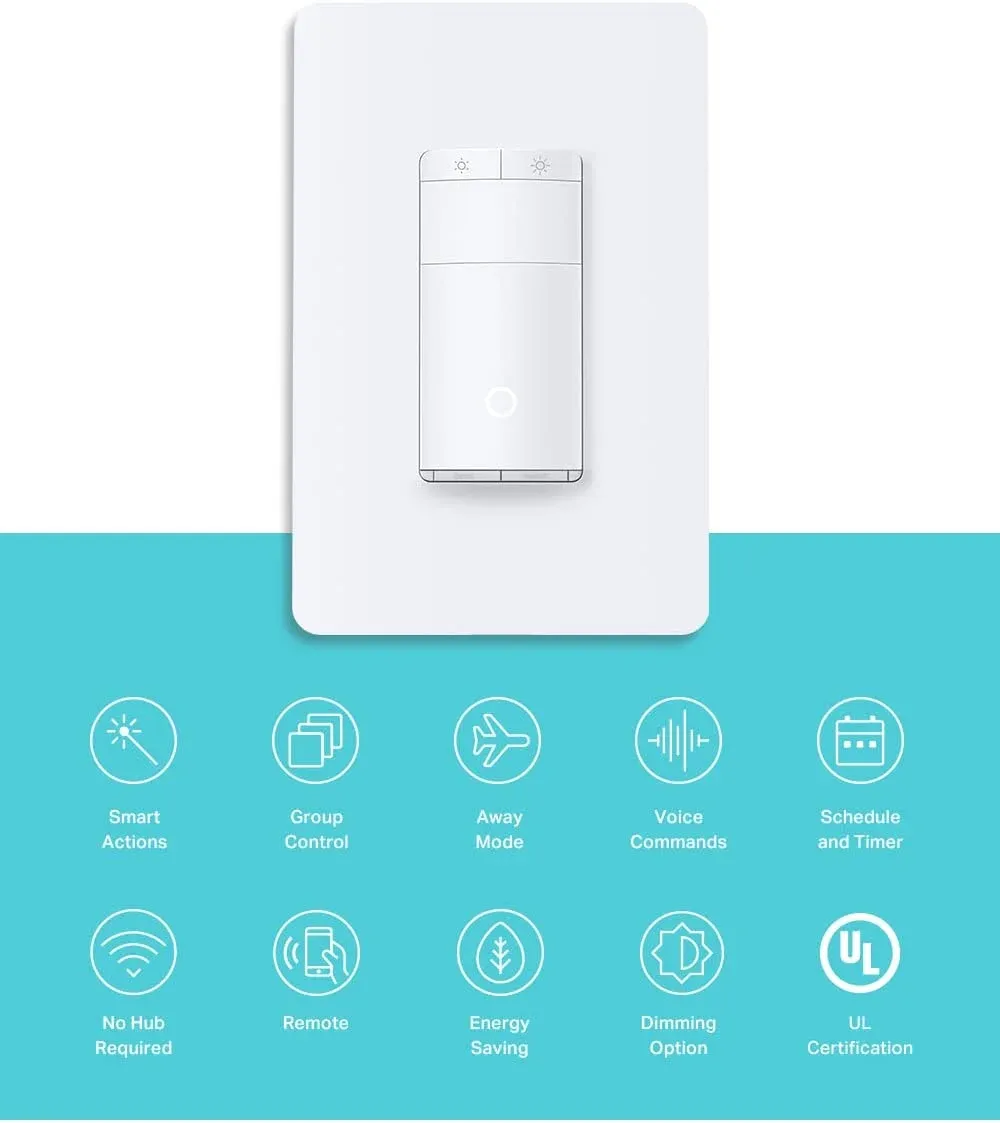 TP-Link Kasa Smart Motion-Activated Wi-Fi Dimmer Switch