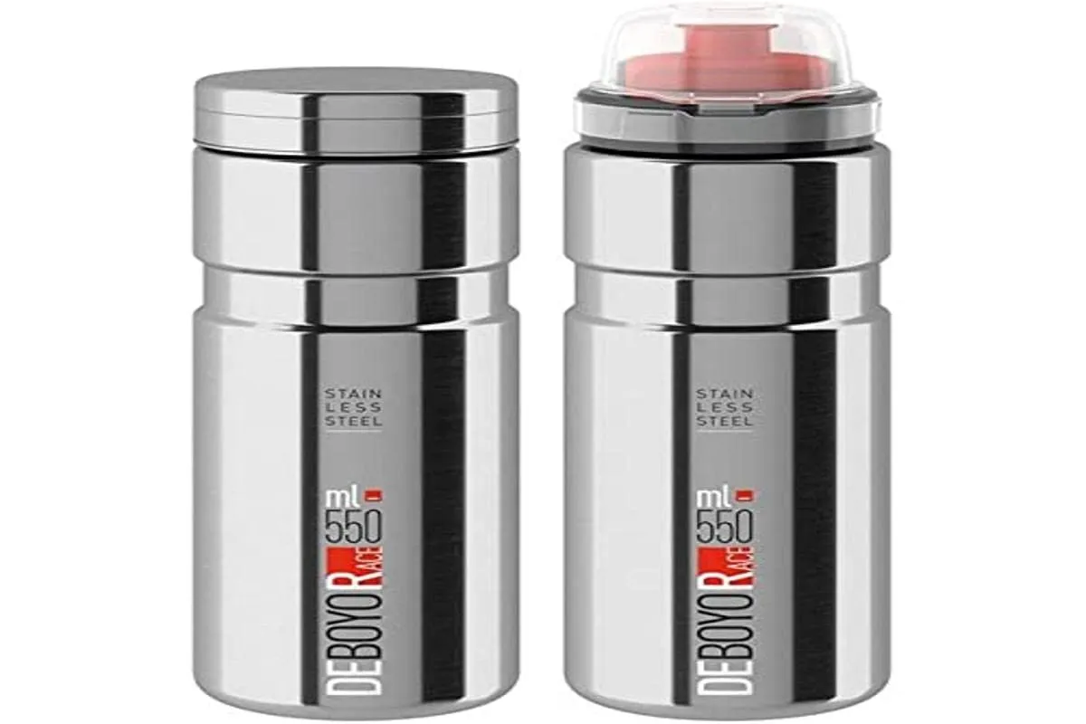 Elite Deboyo Race stainless steel vacuum bottle 550 ml silver - 12 hours thermal