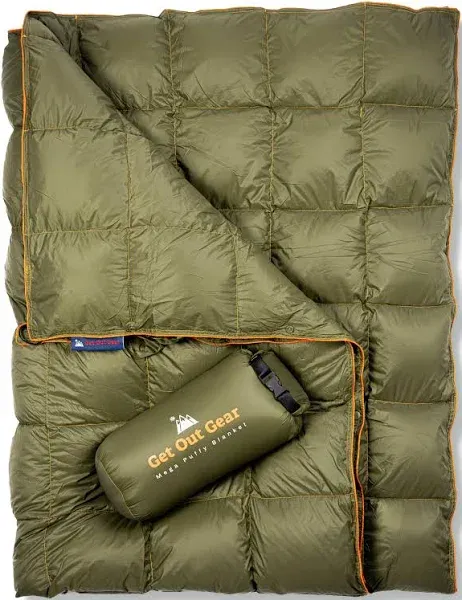 Mega Puffy Down Camping Blanket