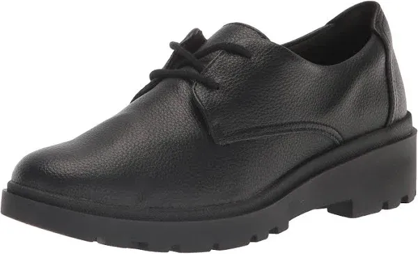 Clarks Women's Calla Ruby Leather Lifestyle Oxfords