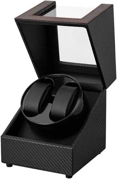 Watch Winder for Automatic Watches,Automatic Watch Winder Box,Double Watch Winder for Women's and Men's Watches with Quiet Japanese Mabuchi Motor