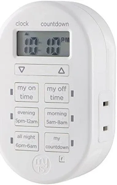 GE My Touch Smart Digital Timer, Indoor/Plug-In