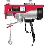 VEVOR 1320lbs Electric Hoist with Wireless Remote Control,110v Electric Hoist with Remote Control, 40ft/20ft Lifting Height & Pure Copper Motor, for Garage Warehouse Factory