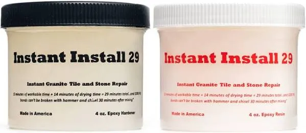 Instant Install 29  20 oz. Epoxy Permanent Repair Kit  Granite Porcelain Tile