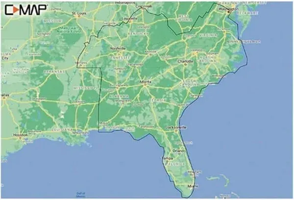 C-MAP Reveal SD Card Map Chart - US Lakes - North Central