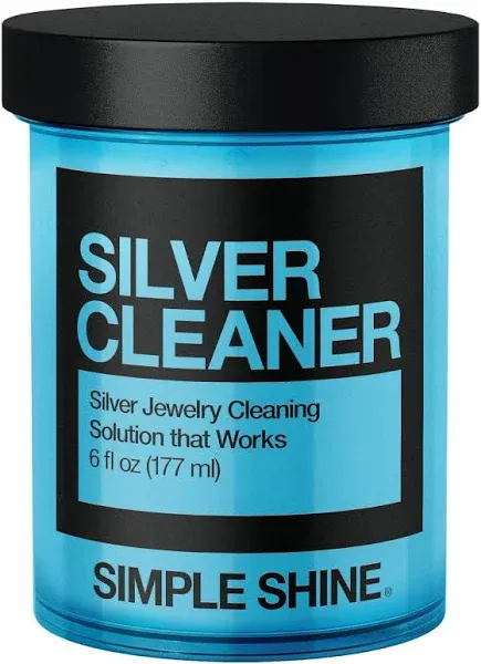 Sterling Silver Jewelry Cleaner | Silver Jewelry Cleaner Solution Dip, Dip Tray, Sterling Silver Cleaner, Jewelry Tarnish Silver Polishing for Jewelry and Ring Cleaner