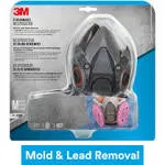 NEW 3M Performance 6200 6297 Half Face Respirator Medium with 2097 Filters