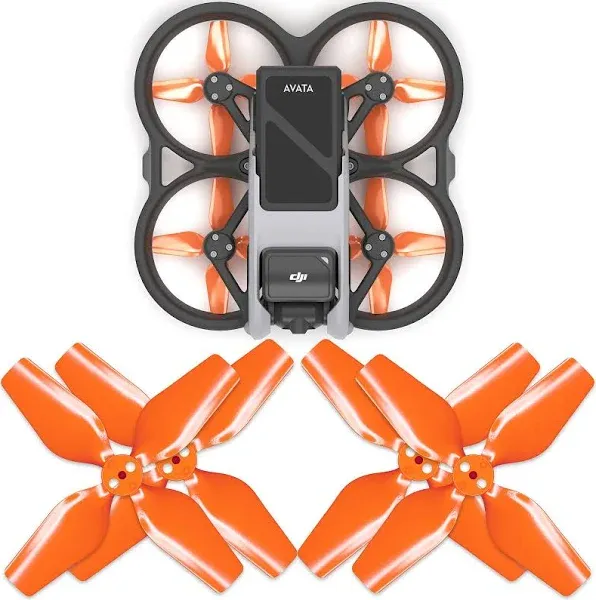 Master Airscrew 3-Blade Upgrade Propellers for DJI Avata - Orange, 4 pcs