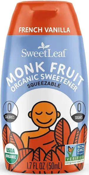 Sweetleaf Organic Monk Fruit French Vanilla Sweetener