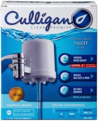 Culligan FM-15A Water Filter, Faucet Mount ,New Free Shipping