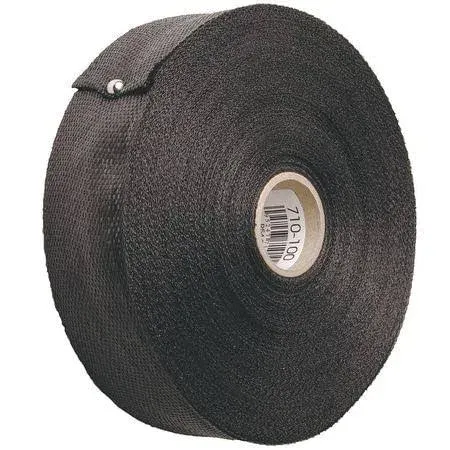 DiversiTech 1-3/4 in. x 100 yds. Polypropylene Duct Hanging Strap (Black) 710-100