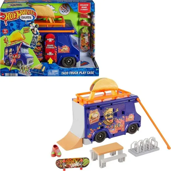 Hot Wheels Skate Taco Truck Play Case