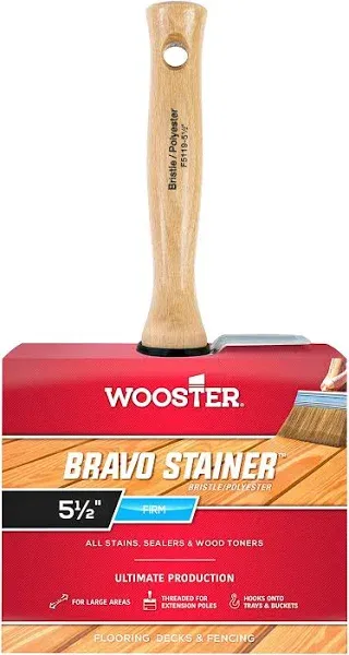 Wooster Bravo Stainer Brush - 5-1/2"