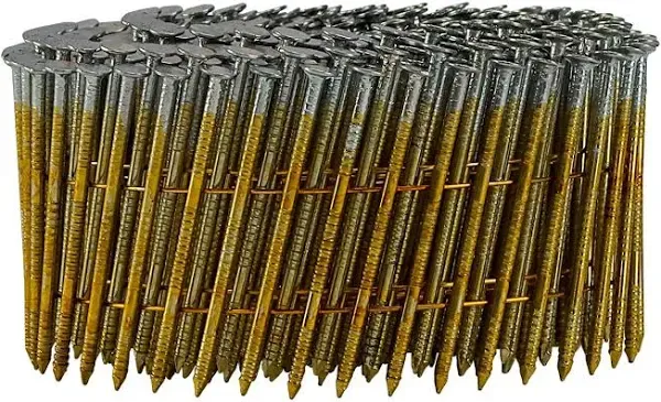 15 Degree Wire Weld Coil - Collated - Roofing, Siding and Fencing Nails 15 Degree Galvanized 2" x .092 Siding/Fencing ~3000 Nails