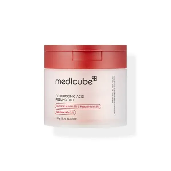 MEDICUBE Red Succinic Acid Peeling Pad &amp; Red Erasing cream Set K-Beauty