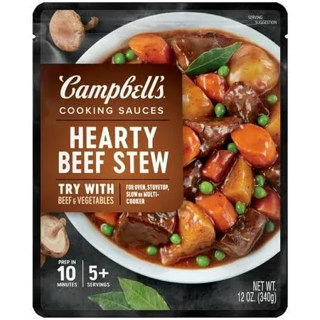 Campbell'sÂ® Slow Cooker Sauces  - Beef Stew