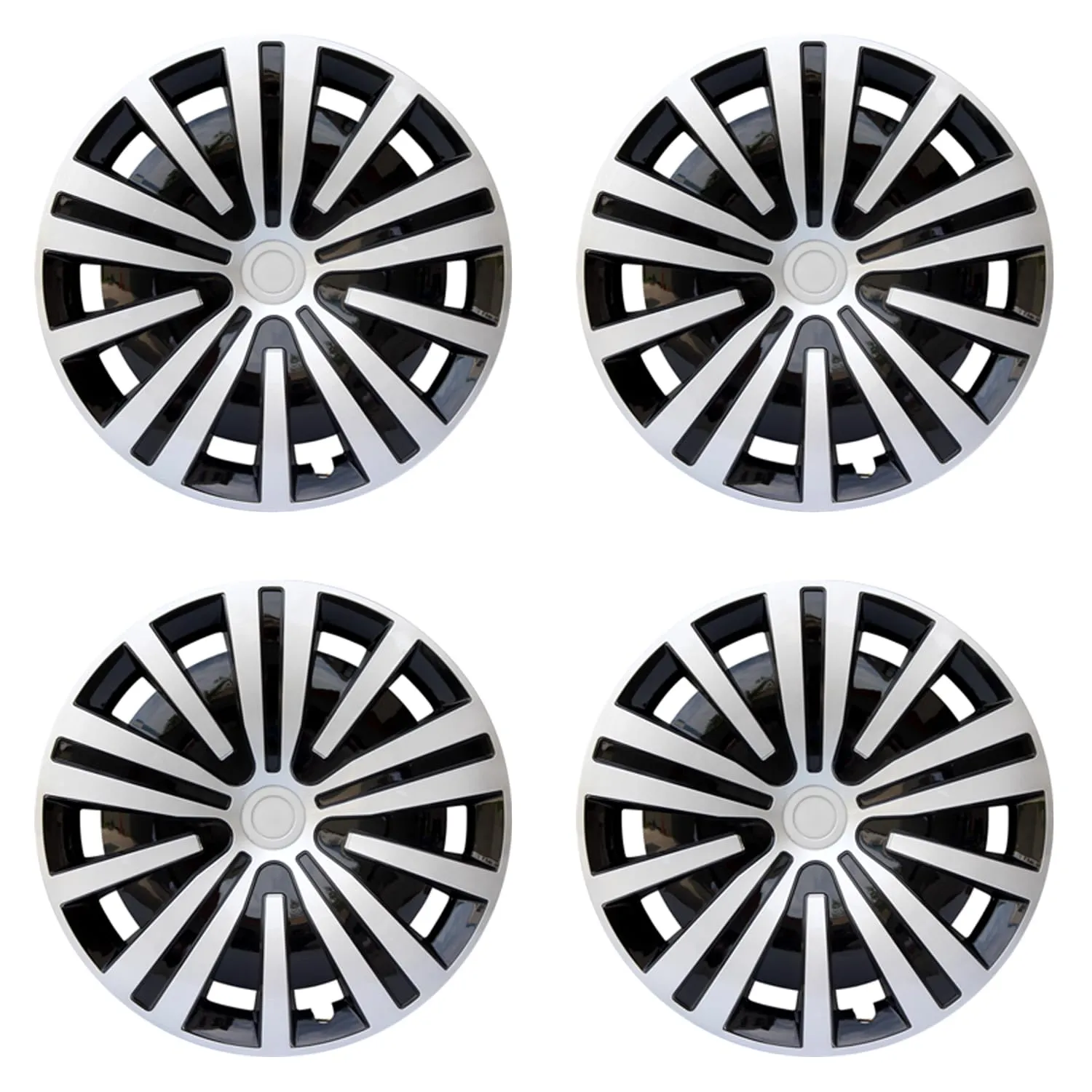 4PC New Hubcaps for Hyundai Accent Ford Focus 14-in Wheel Covers R14