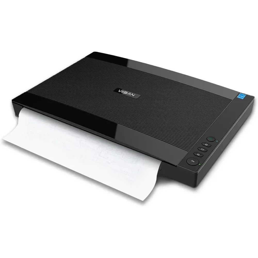 VIISAN VF3240 Large Format Flatbed Scanner, A3 size, 2400 dpi, Cis Sensor, Scan 12"x 17" in 4 Sec, Frameless, Auto-Scan, Document & Photo & Book