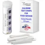 The FryOilSaver Co, Chlorine Test Strips for Restaurants and Food Service, Preci