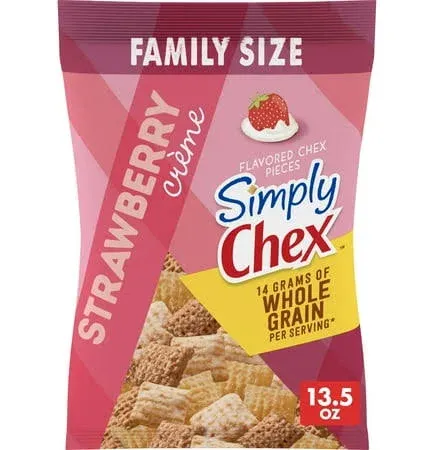 Simply Chex Strawberry Snack Mix