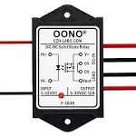 Wired DC-DC 10Amp Isolated Solid State Relay Module, SSR in 3-32VDC Out 5-30V...