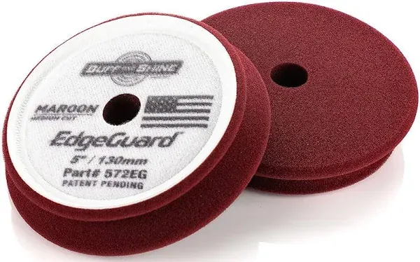 Buff and Shine EdgeGuard Blueberry Heavy Polishing Pad - 5" 556EGS