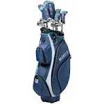 Women Wilson Magnolia Cart Navy Complete Set Club Set Ladies New