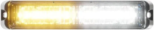 SAE Class-1 Flex Amber/White 36W 12 LED Snow Plow Truck Vehicle LED Grille Light Head 