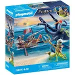 Playmobil Battle with The Giant Octopus