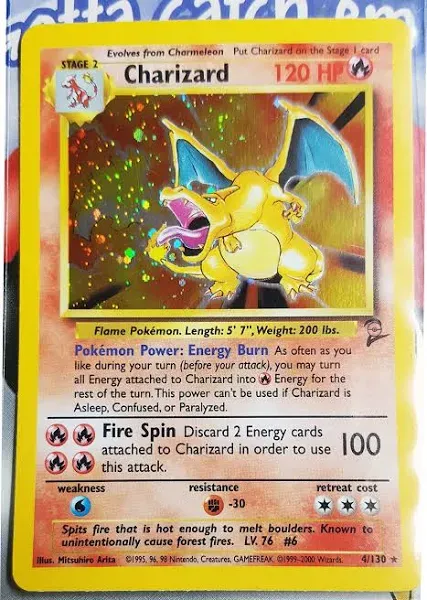 Pokemon Charizard Basic Base Set