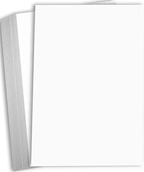 Hamilco White Cardstock 11x17 Paper Cover Card Stock 25 Pack