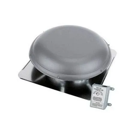 Air Vent RV26BKMT 1170 CFM Black Power Roof Mount Attic Ventilator