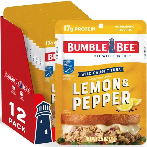 Bumble Bee Lemon & Pepper Seasoned Tuna