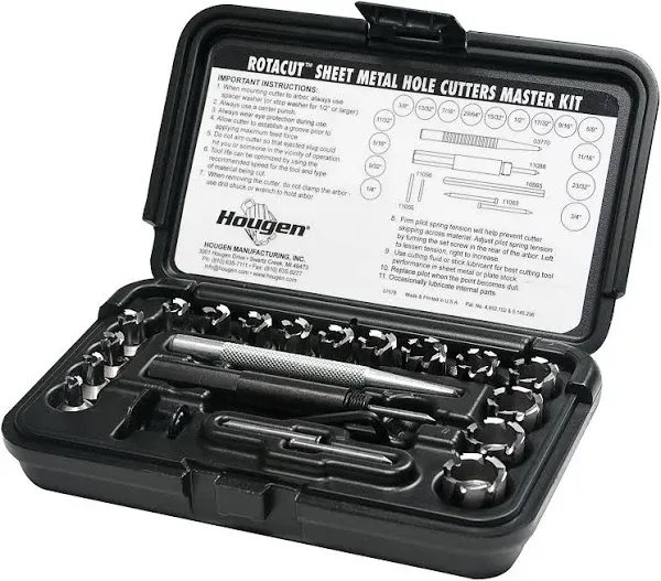 Hougen RotaCut Hole Cutter Master Kit