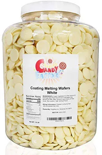 Merckens Coating Melting Wafers Chocolate White 10 Pounds