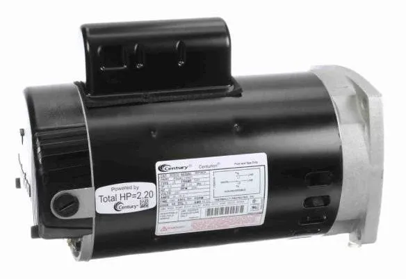 Century Electric B855 2-Horsepower 56Y-Frame Up-Rated Square Flange Replacement Motor (Formerly A.O. Smith)