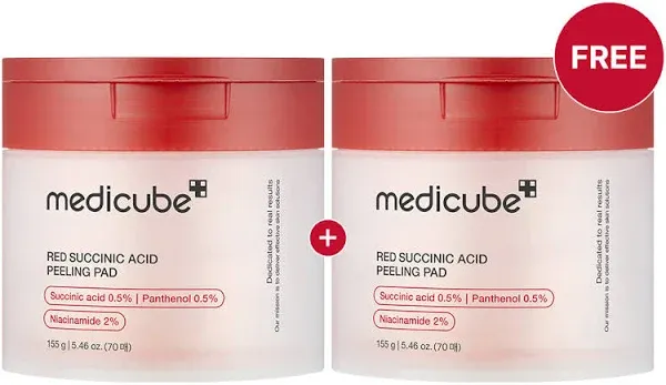 [medicube] Red Succinic Acid Peeling Pad (70ea)