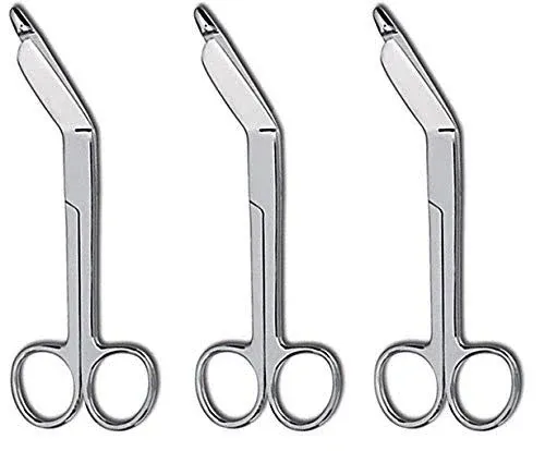 Lister Bandage Scissors 3 PCs Set Made of High Grade Surgical Stainless Steel Size 5.5"Macs-0364 (3)