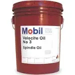 Mobil 5 Gal Pail Mineral Spindle Machine Oil ISO 10