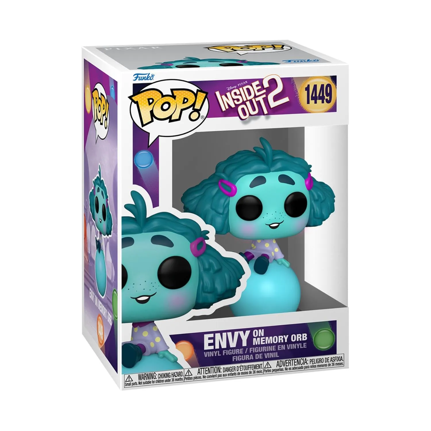 Funko POP! Disney: Inside Out 2 Envy on Memory Orb Figure