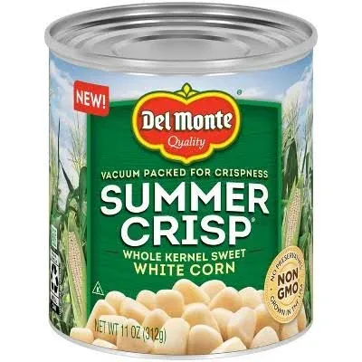 Del Monte Summer Crisp Golden Sweet Corn, Whole Kernel - 11 oz