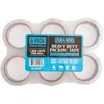 Dura-bind Clear Packing Tape Refills Heavy Duty Premium Packaging Tape for Sealing Boxes