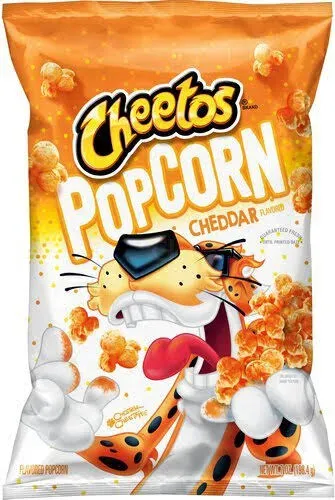 Cheetos Popcorn Cheddar Flavor, 180g/6.3 oz. {Imported from Canada}