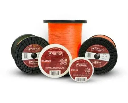 Scientific Anglers Dacron Fly Line Backing, Orange