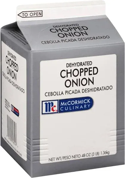 Mccormick Culinary Dehydrated Chopped Onion 3 lb