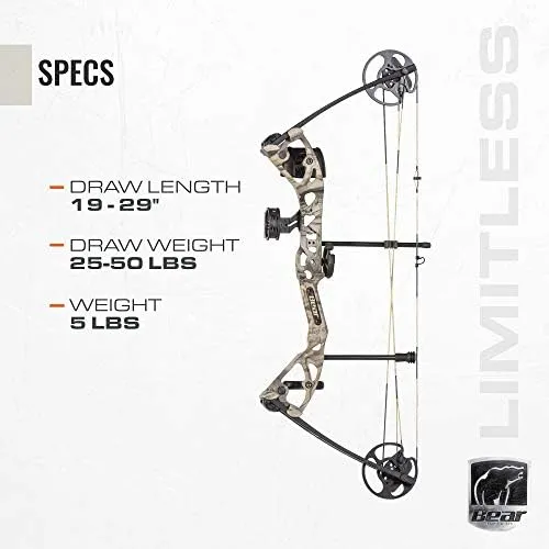 Bear Archery Limitless RTH Compound Bow God's Country Camo