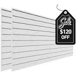 PROSLAT Garage Storage PVC Slatwall Panels