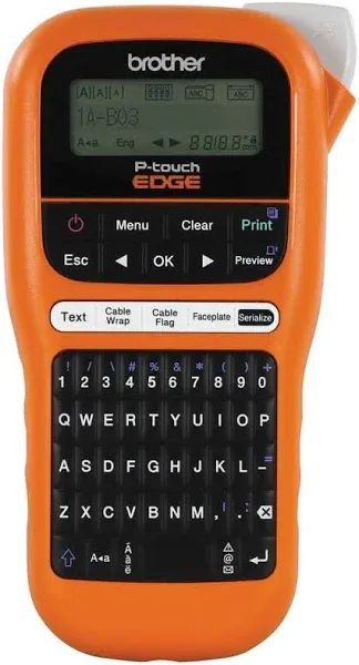 Brother Pte105 Portable Handheld Industrial Label Maker