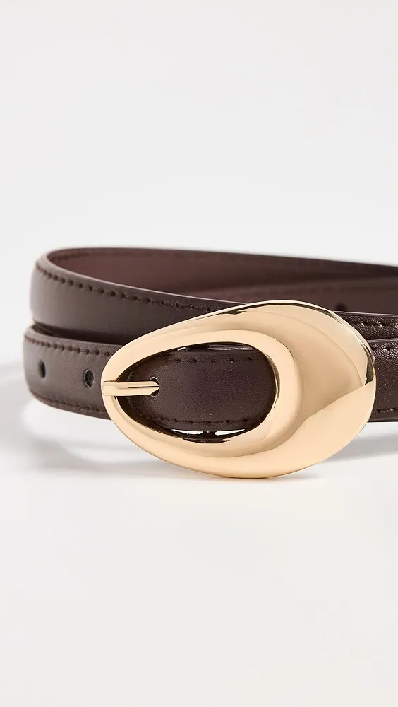 SHASHI Oval Buckle Belt